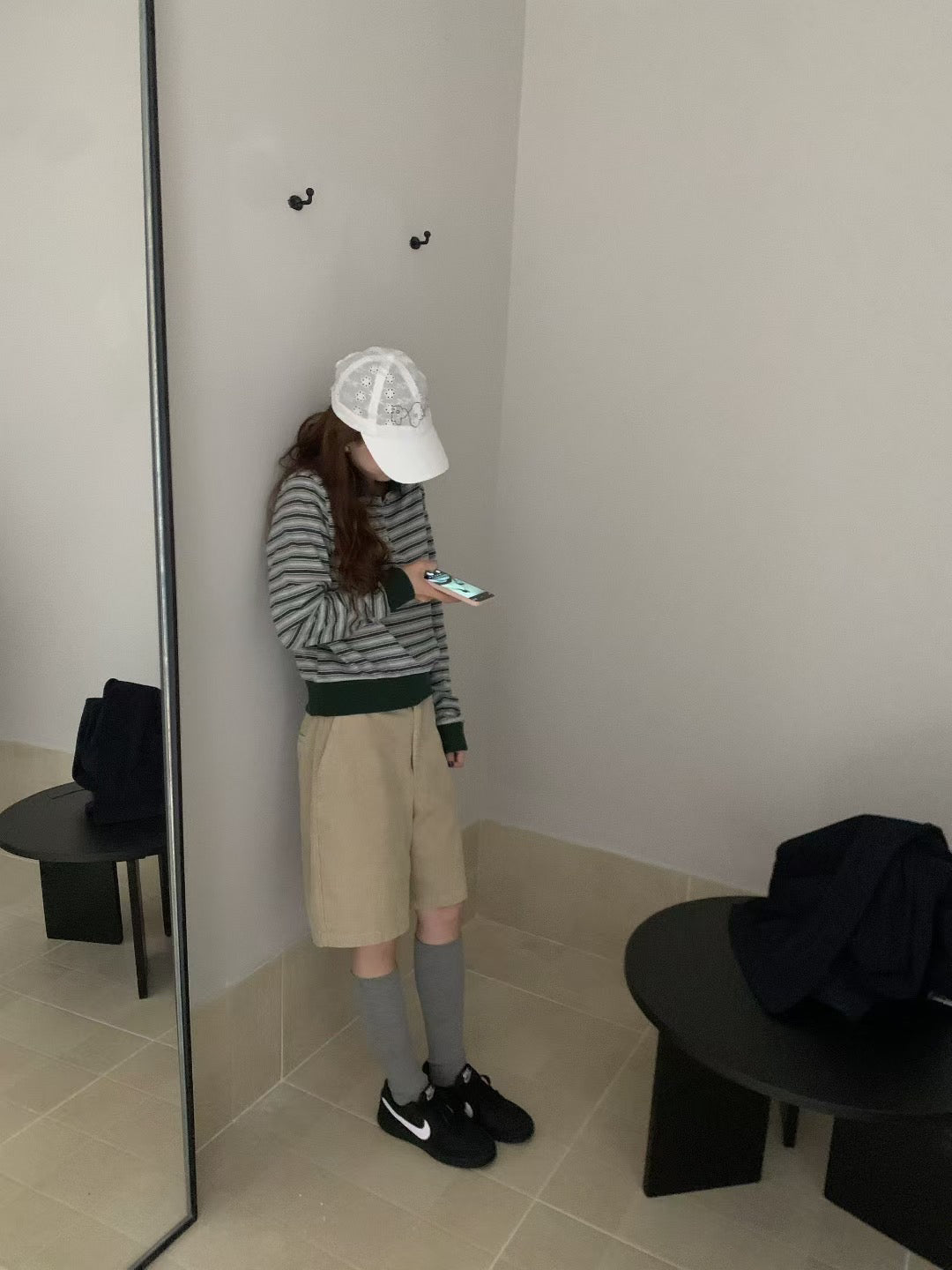// 100%棉質拼間polo TEE