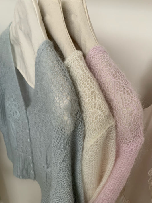 🧴 30%馬海毛立體鈎花針織CD