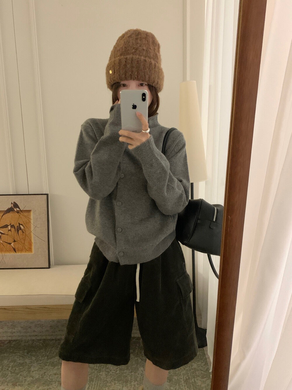 // 30%raccoon側包扣卷邊領CD