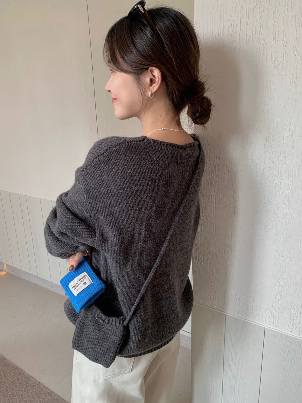 // 20%羊毛疏針圓領NT(連小袋仔)