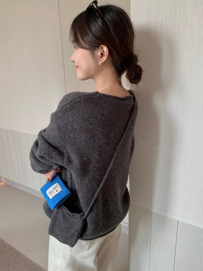 // 20%羊毛疏針圓領NT(連小袋仔)