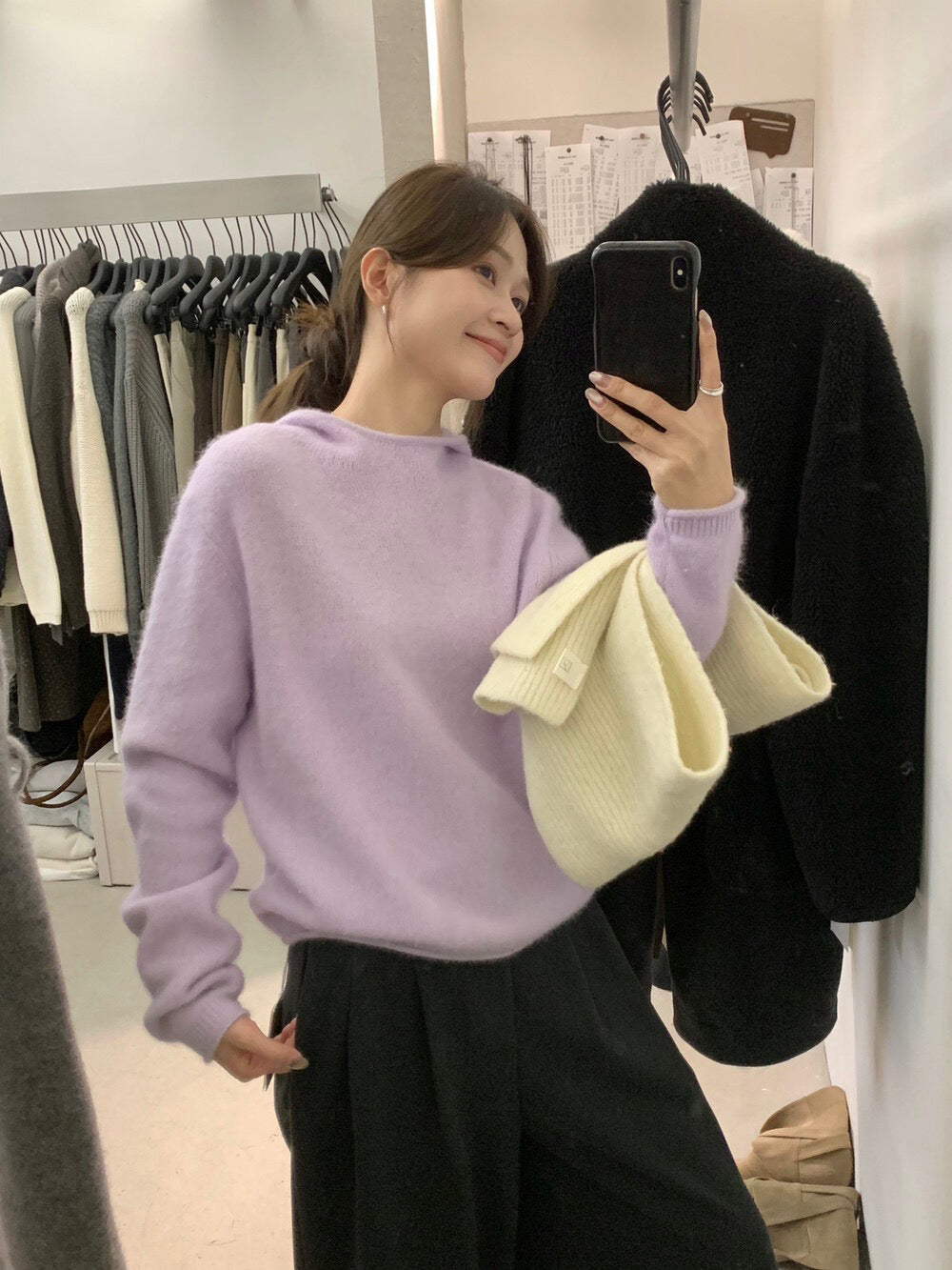 // 30%浣熊絨+30%羊毛保暖連帽毛衣