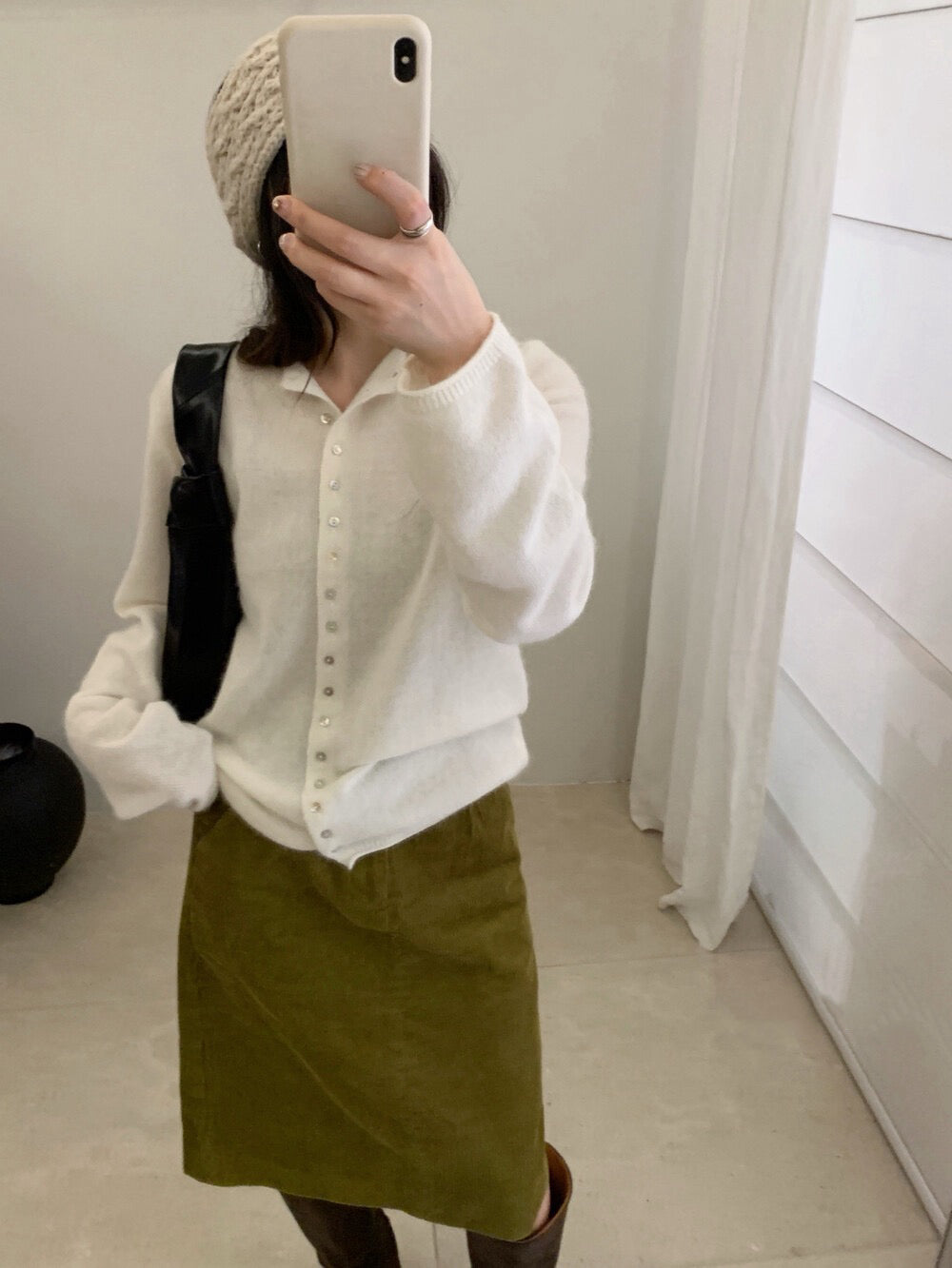 // 40%wool卷卷邊7色排扣CD