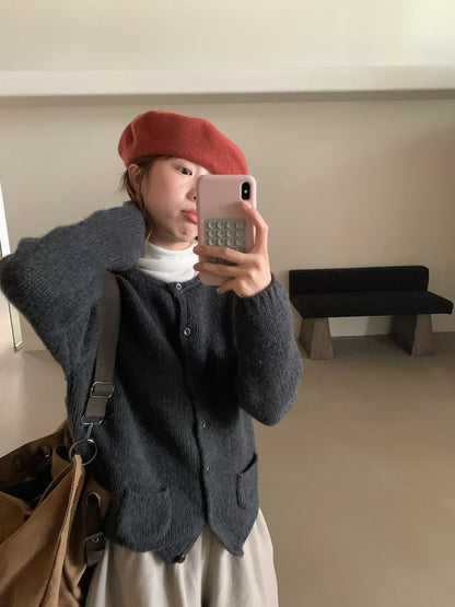 // 100%羊毛可愛弧邊小口袋CD