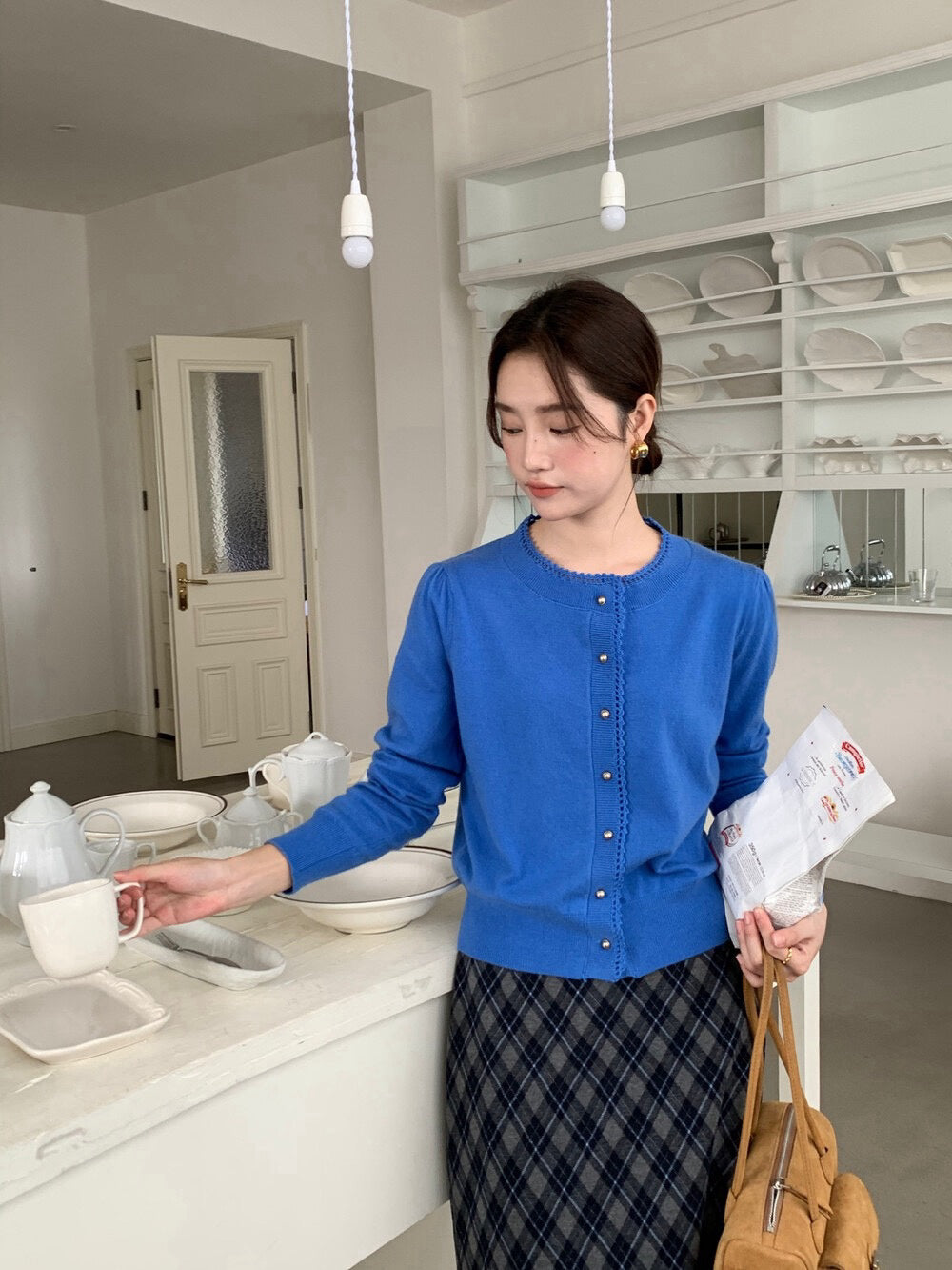 // 精緻鈎花邊小金鈕CD