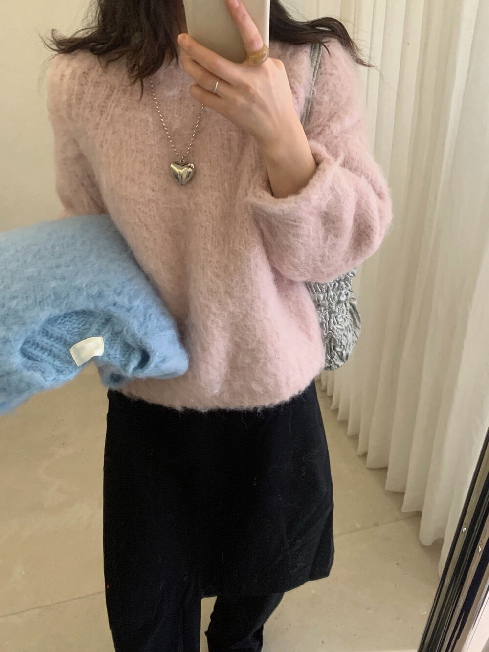 // 溫柔拉毛軟糯感毛衣