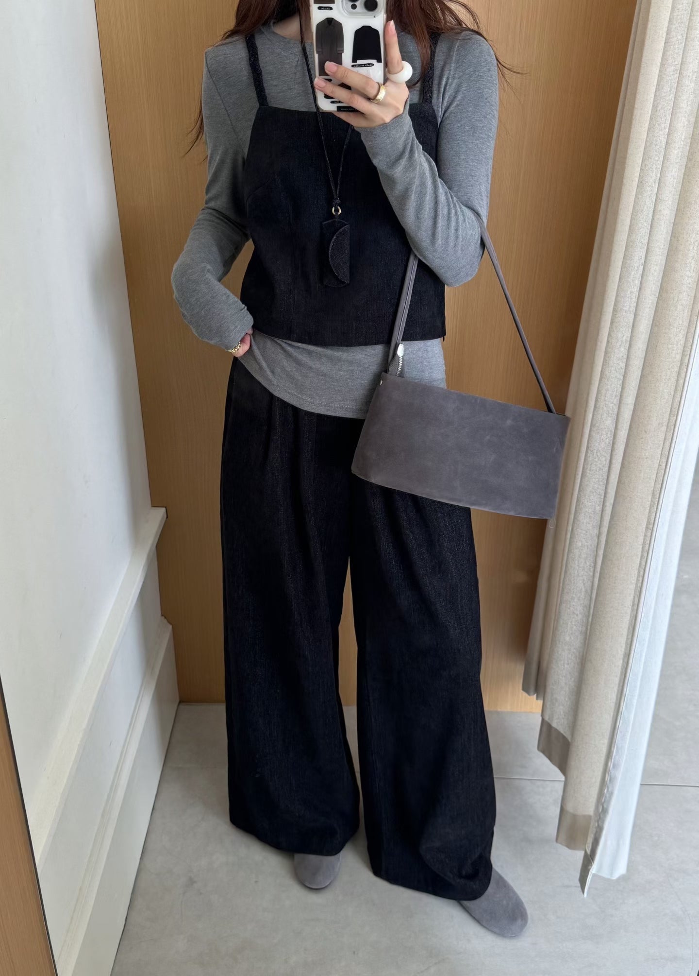 // 性價比極高吊帶+打底+全長褲三件套