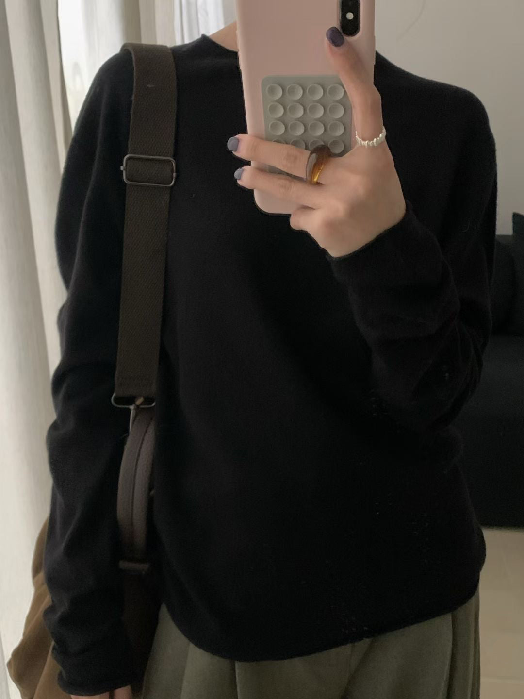 // whole garment親膚羊毛卷邊NT