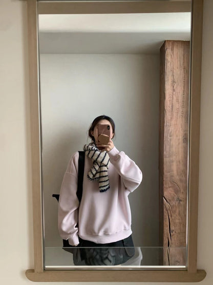 // 超高質靚料淨色衛衣