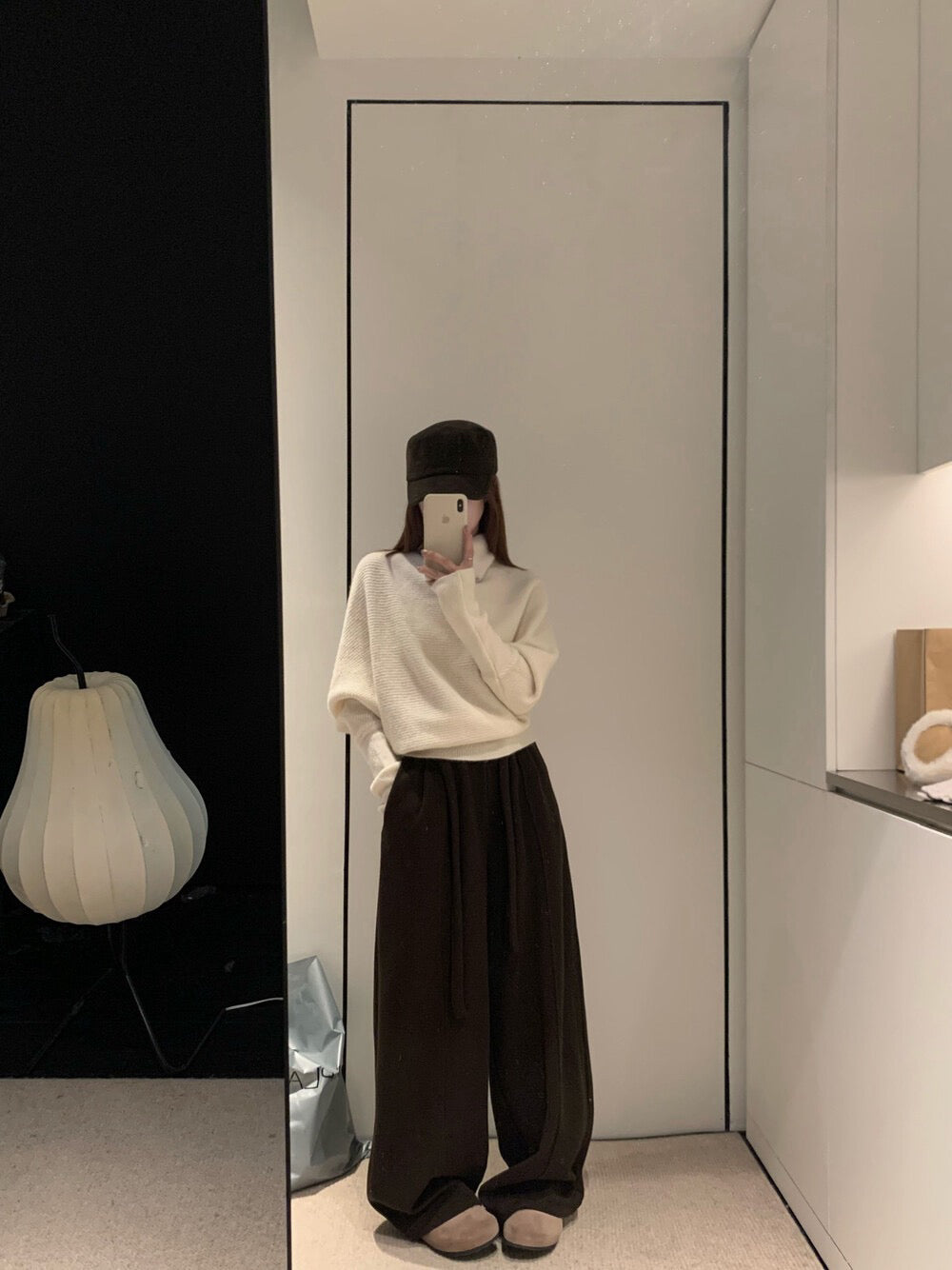 // 堆堆領極簡蝙蝠袖氣質NT