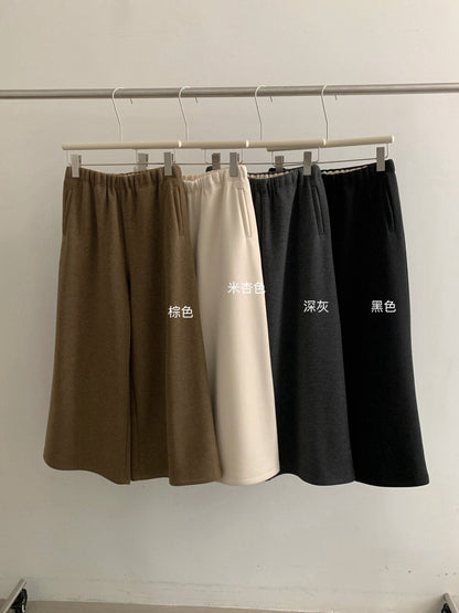 // 超軟糯後口袋羊毛糯米褲