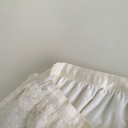 // 超精緻全lace立體點點內加絨中裙