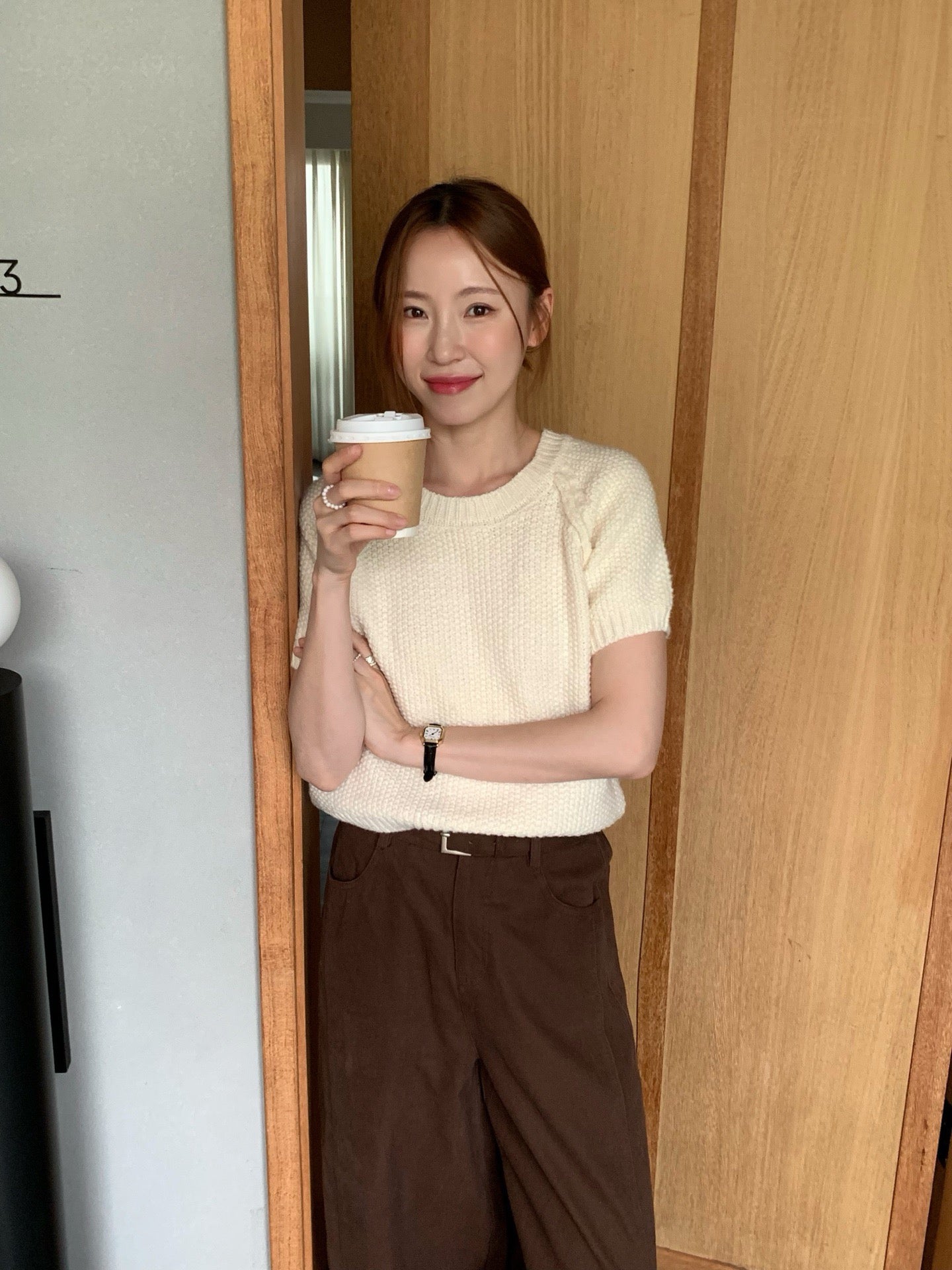 (部分現貨) // 簡約插肩圓領短袖NT