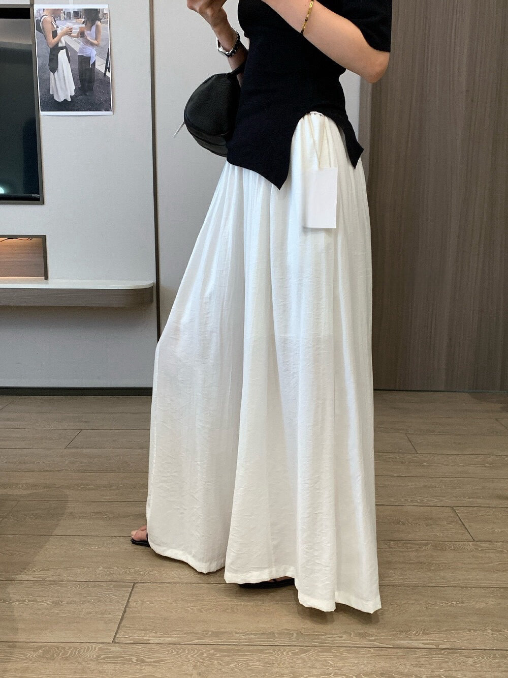 // 冰爽感鬆弛感休閒闊褲