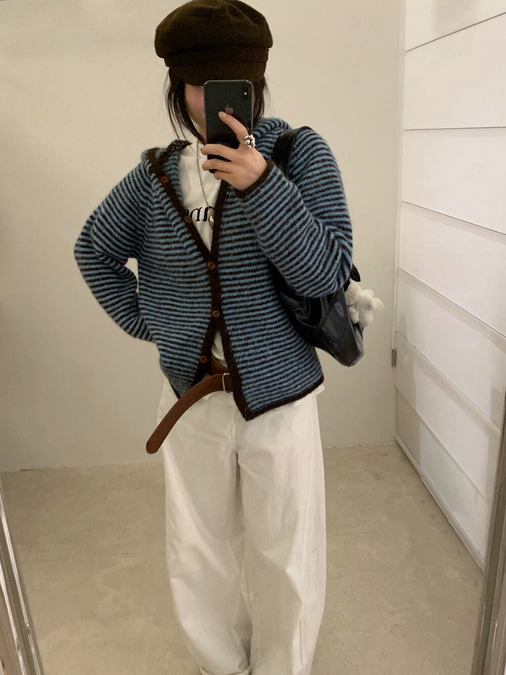 // 超軟糯包邊連帽間條CD