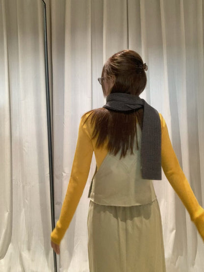 // 可拆開穿的工人裙兩件套