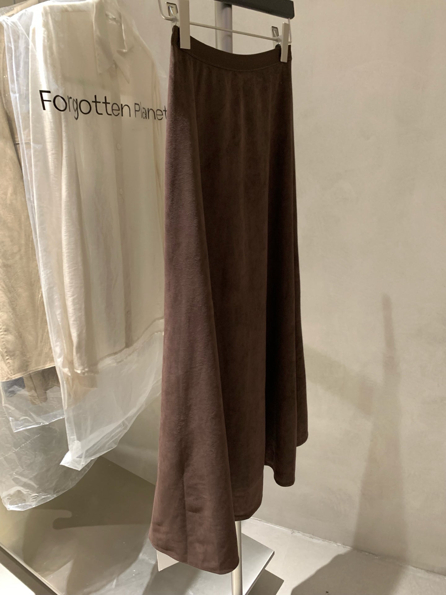// 秋冬必入麂皮絨微魚尾A字裙