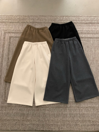 // 超軟糯後口袋羊毛糯米褲