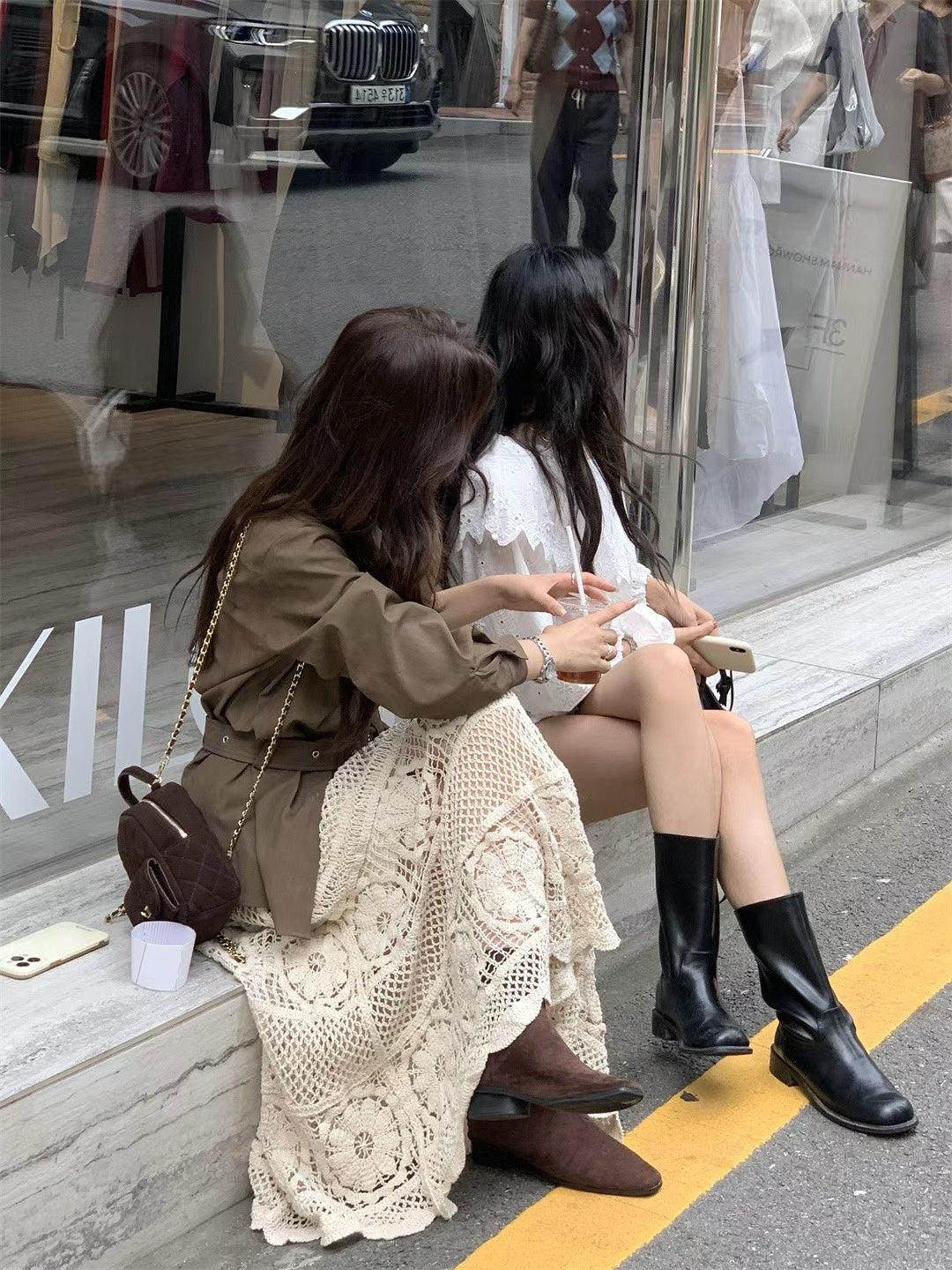 // 極美全鈎針中裙