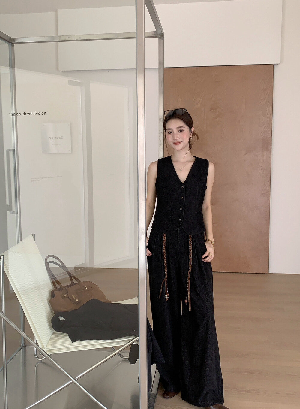 // 超美雪尼爾絨馬甲+褲+外套SET(外套可分開單買)