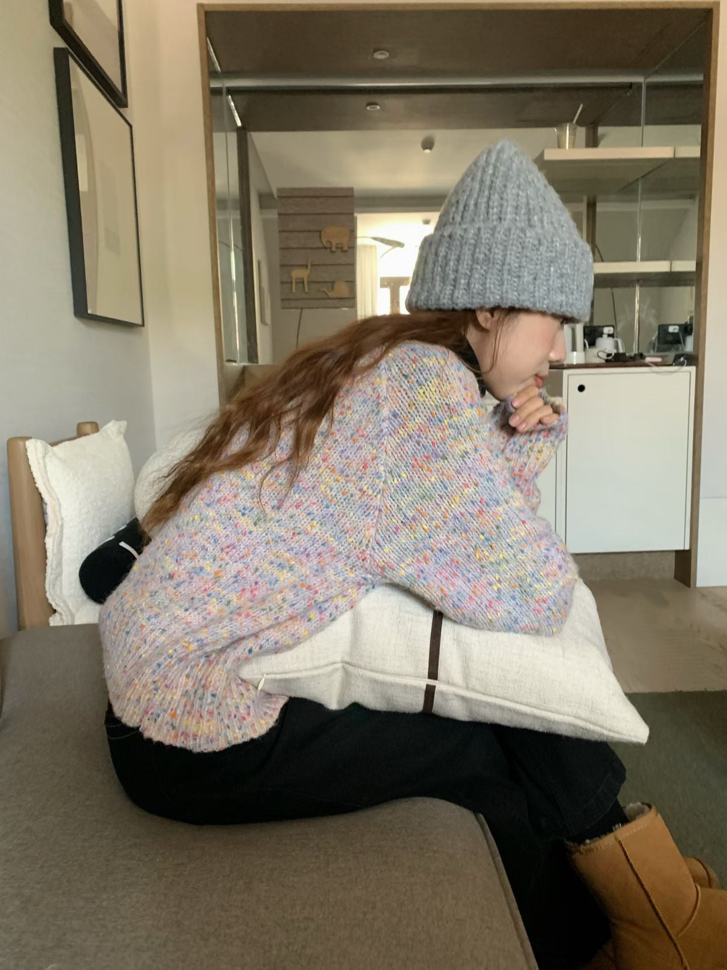 // 美美12%羊毛混彩點CD