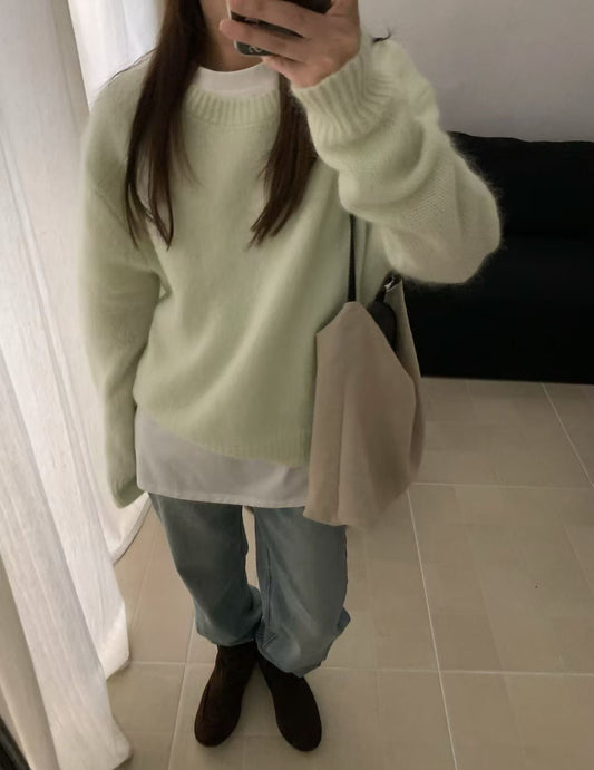 // 超美色系fine mohair+marino wool NT