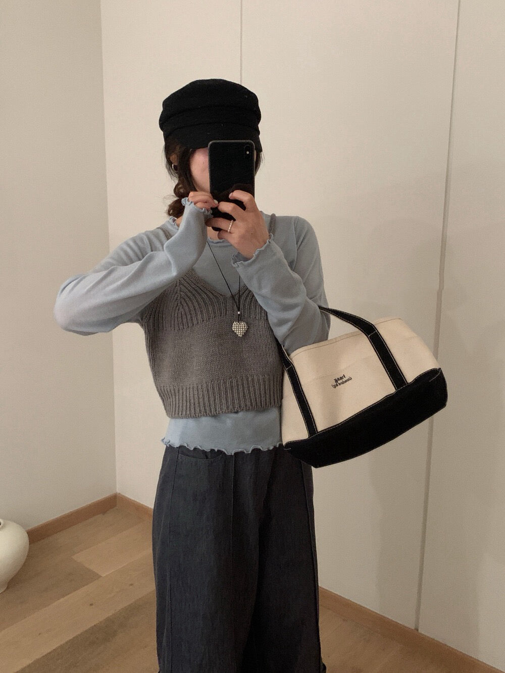 // 5%fine wool超親膚大彈性木耳邊TEE