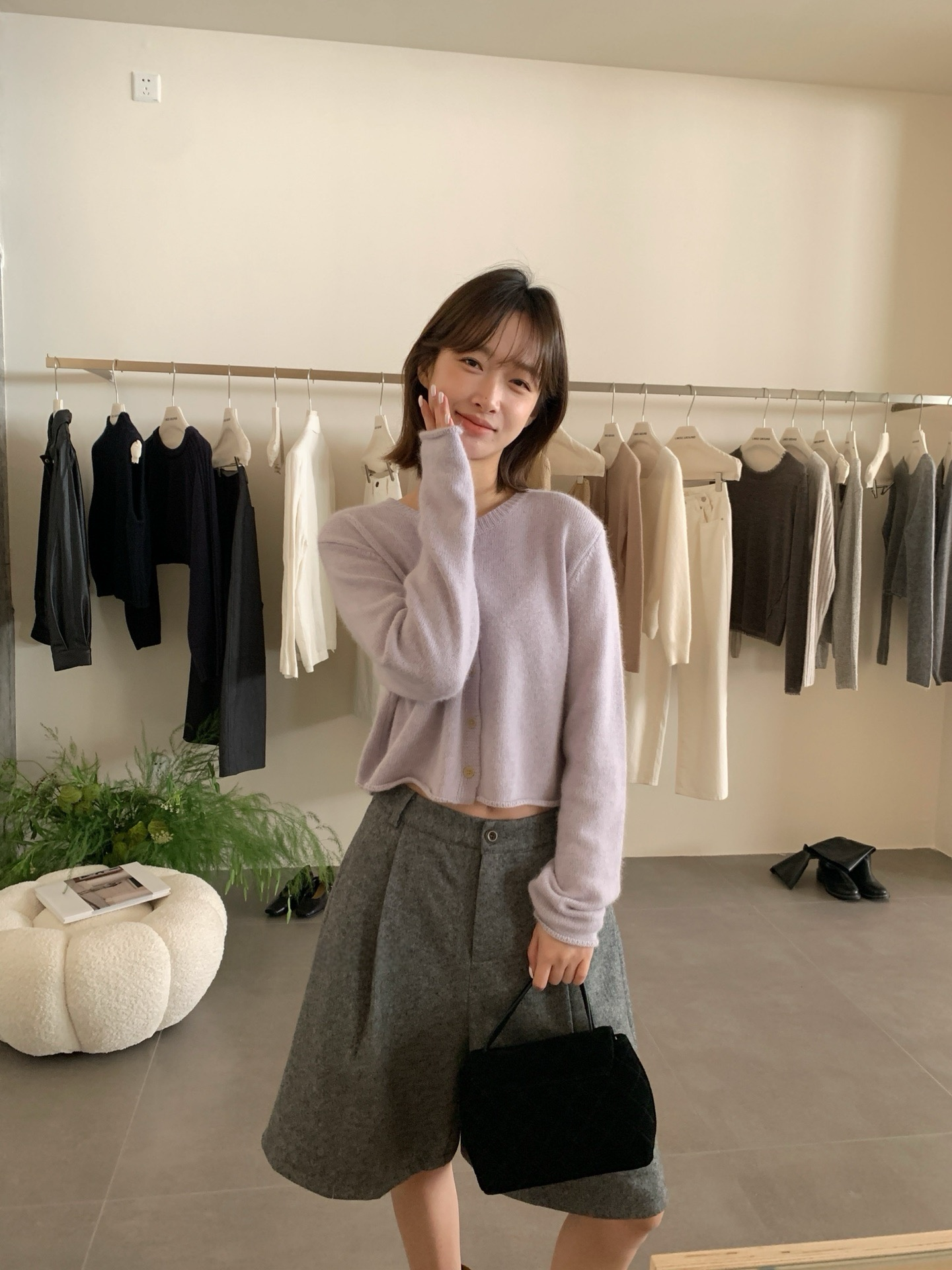 // 30%raccoon卷卷邊圓領CD