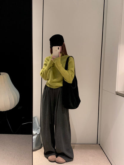 // 堆堆領極簡蝙蝠袖氣質NT