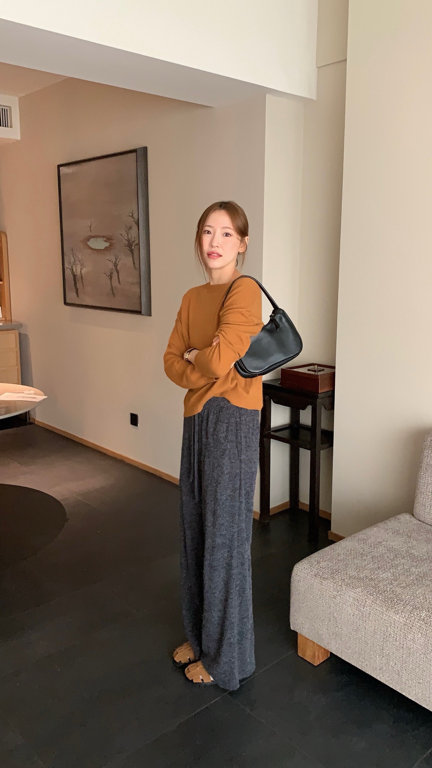 // 軟糯慵懶感舒服褲