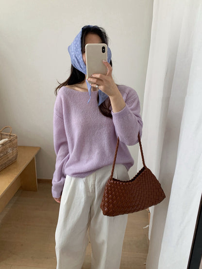 // 100%羊毛柔軟船領NT