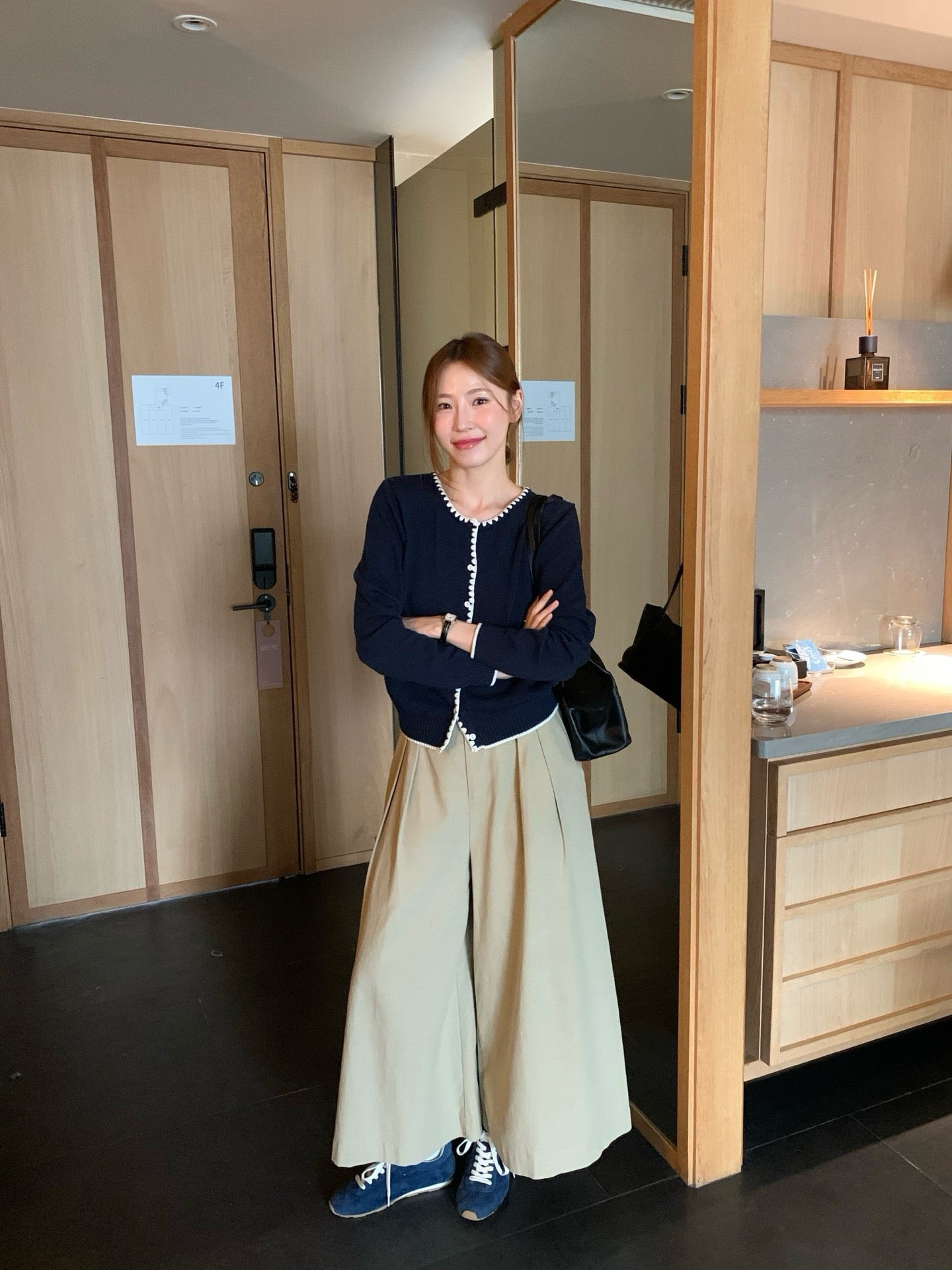 // 撞邊織紋包邊混羊毛CD