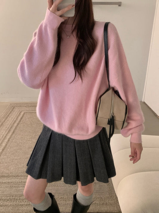 // 30%raccoon+20%羊毛超舒服靚色系毛衣