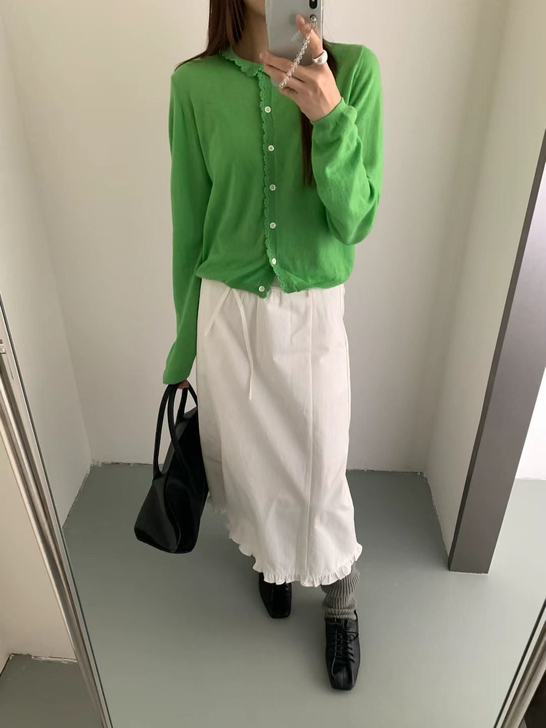 // 精緻鈎花小圓領CD