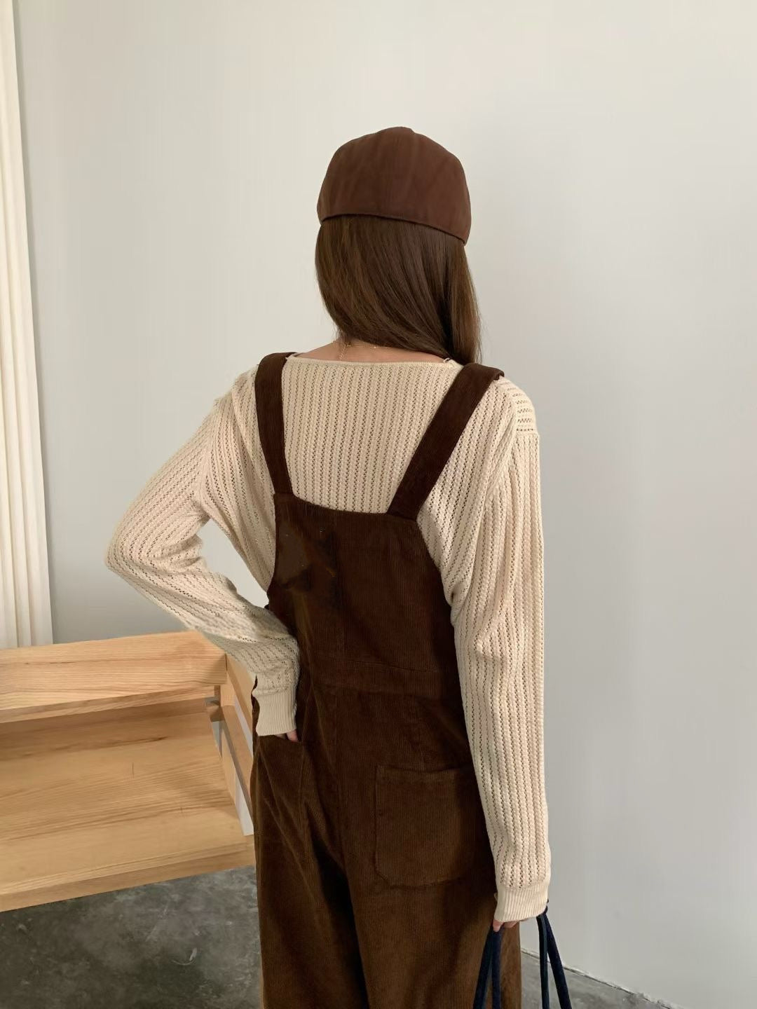 (部分現貨) // 調皮帥氣連身全長工人褲