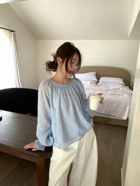 // 木耳邊袖子雙層衣擺BL