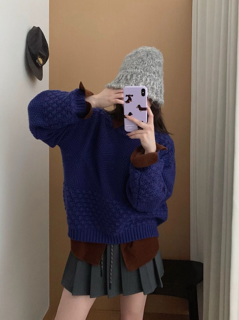 // 菠蘿針重工粗針毛衣