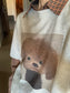 // 超舒服絨感小狗TEE