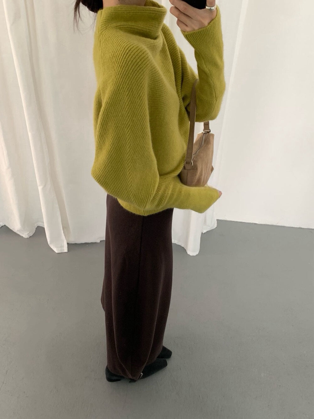 // 堆堆領慵懶感蝙蝠袖NT