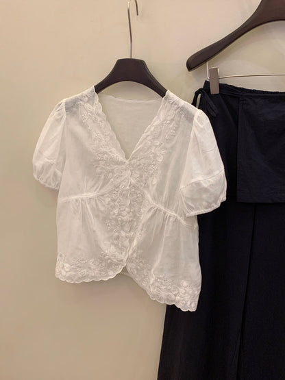 B26 / 重工lace lyocell麻波浪邊BL