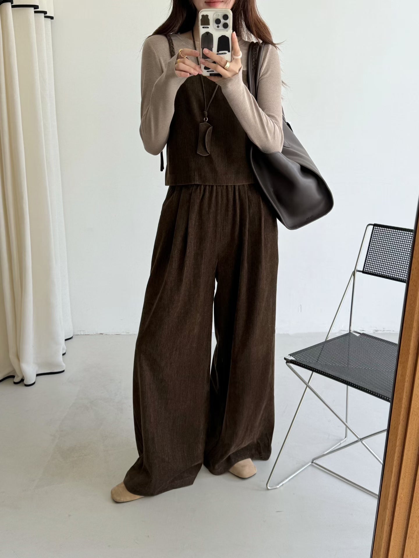 // 性價比極高吊帶+打底+全長褲三件套