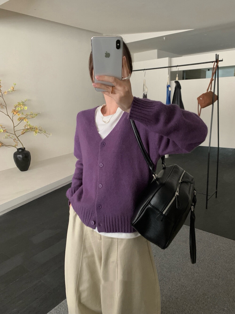 // 30%wool V領四色CD