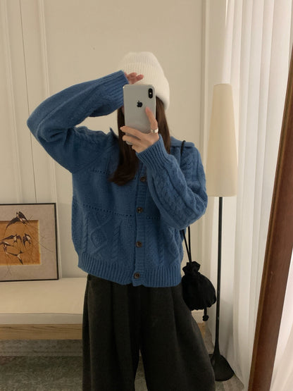 // 100%羊毛超美織紋翻領CD