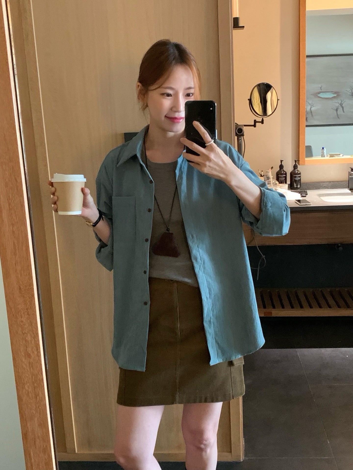 // 多色超柔軟燈芯絨口袋SH