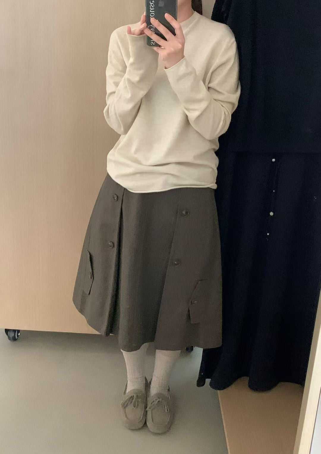 // whole garment親膚羊毛卷邊NT