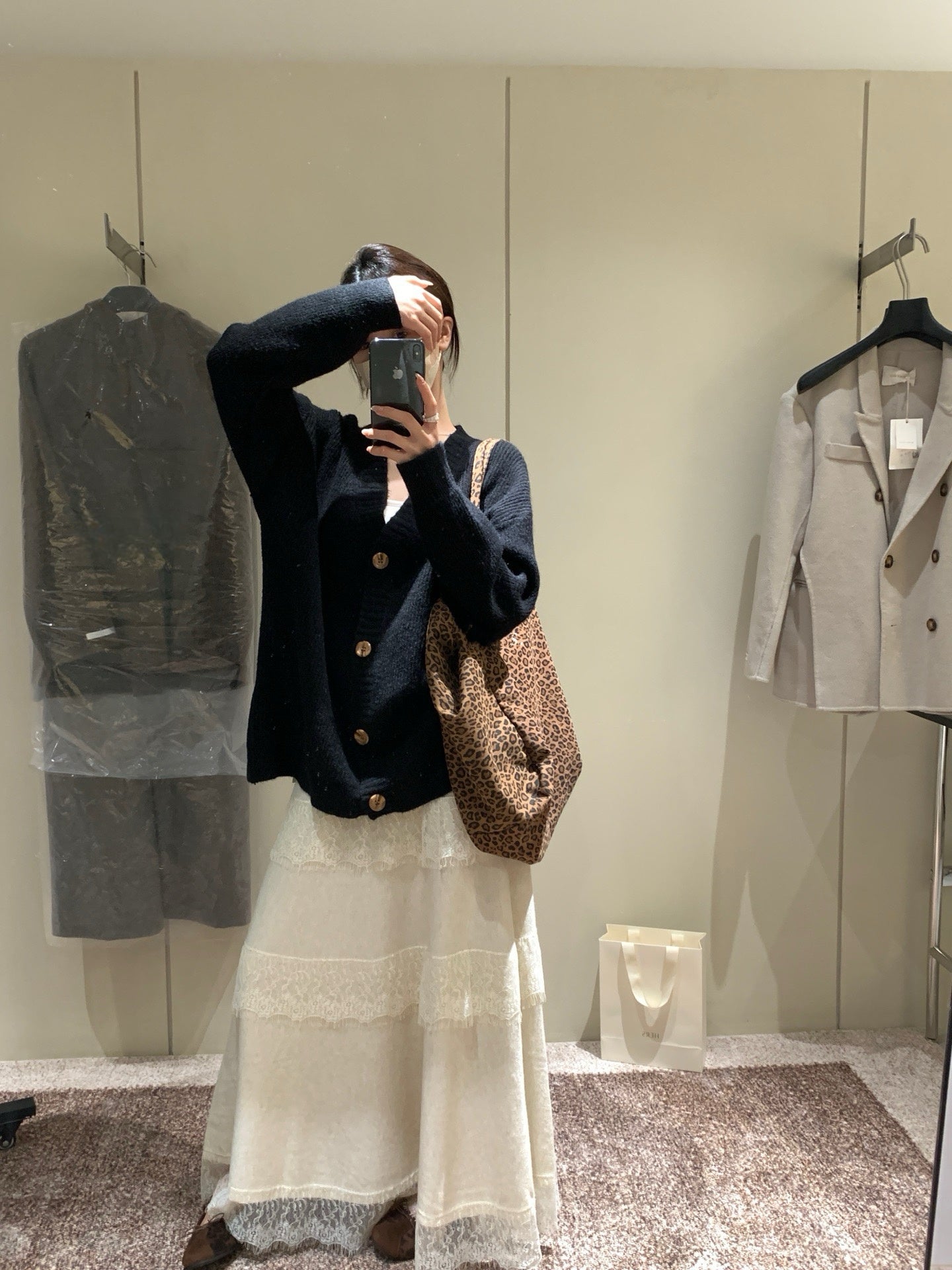 // 慵懶感中長大毛衣外套