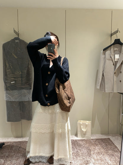 // 慵懶感中長大毛衣外套