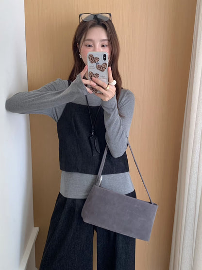 // 性價比極高吊帶+打底+全長褲三件套