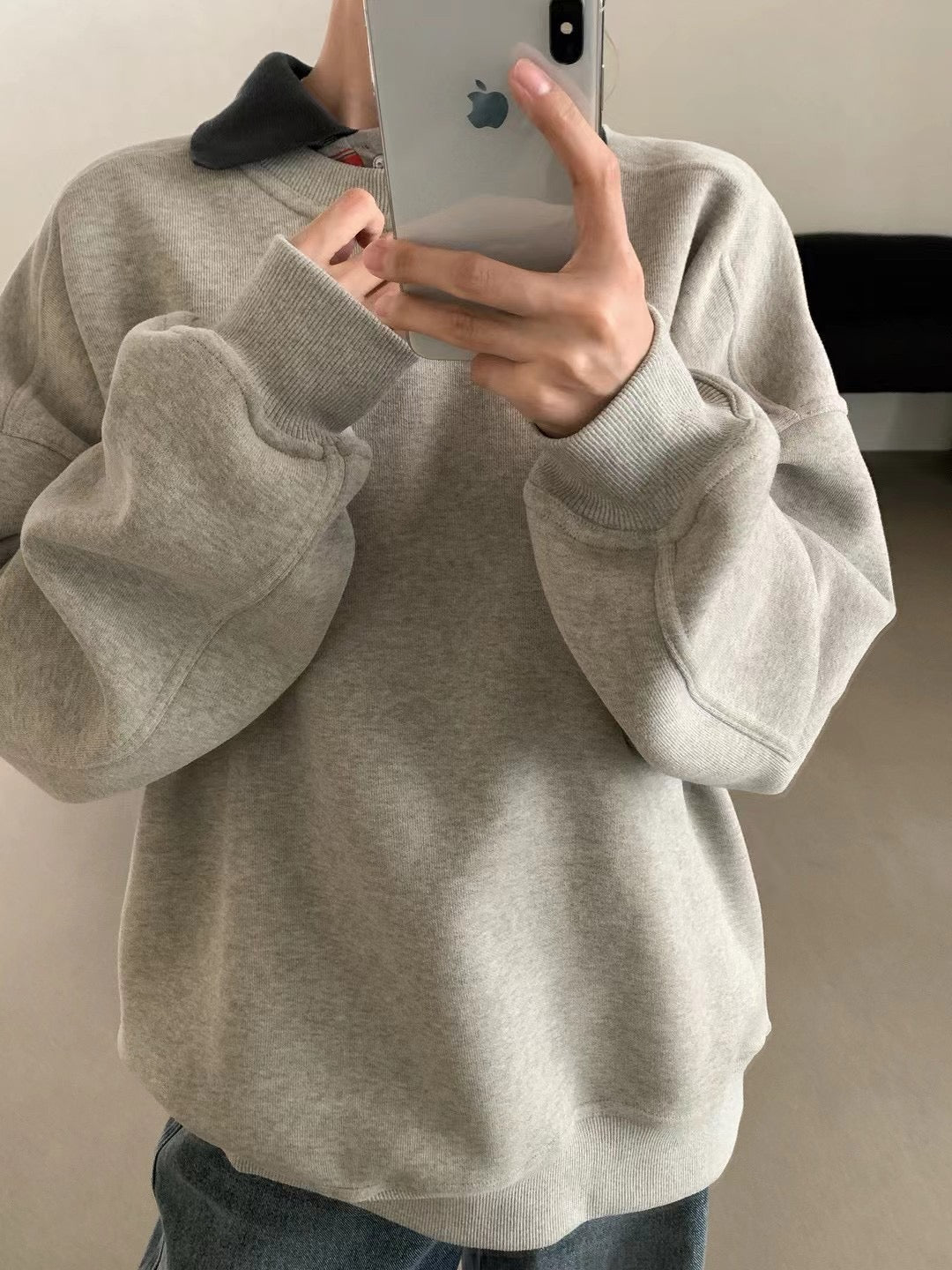 // 超高質靚料淨色衛衣