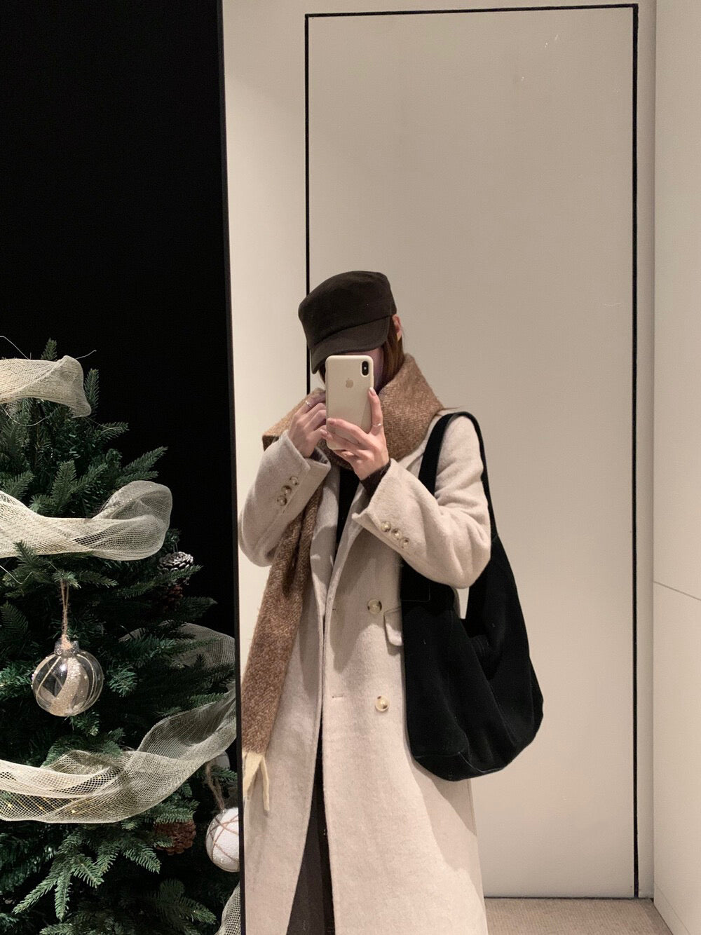 // 100%羊毛經典雙排扣手工外套